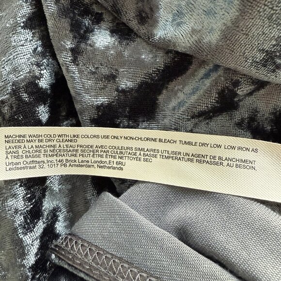 Free People Velvet Bodysuit Womens Size Small Whimsigoth Fairy Enya Gothic Vamp - Picture 12 of 13